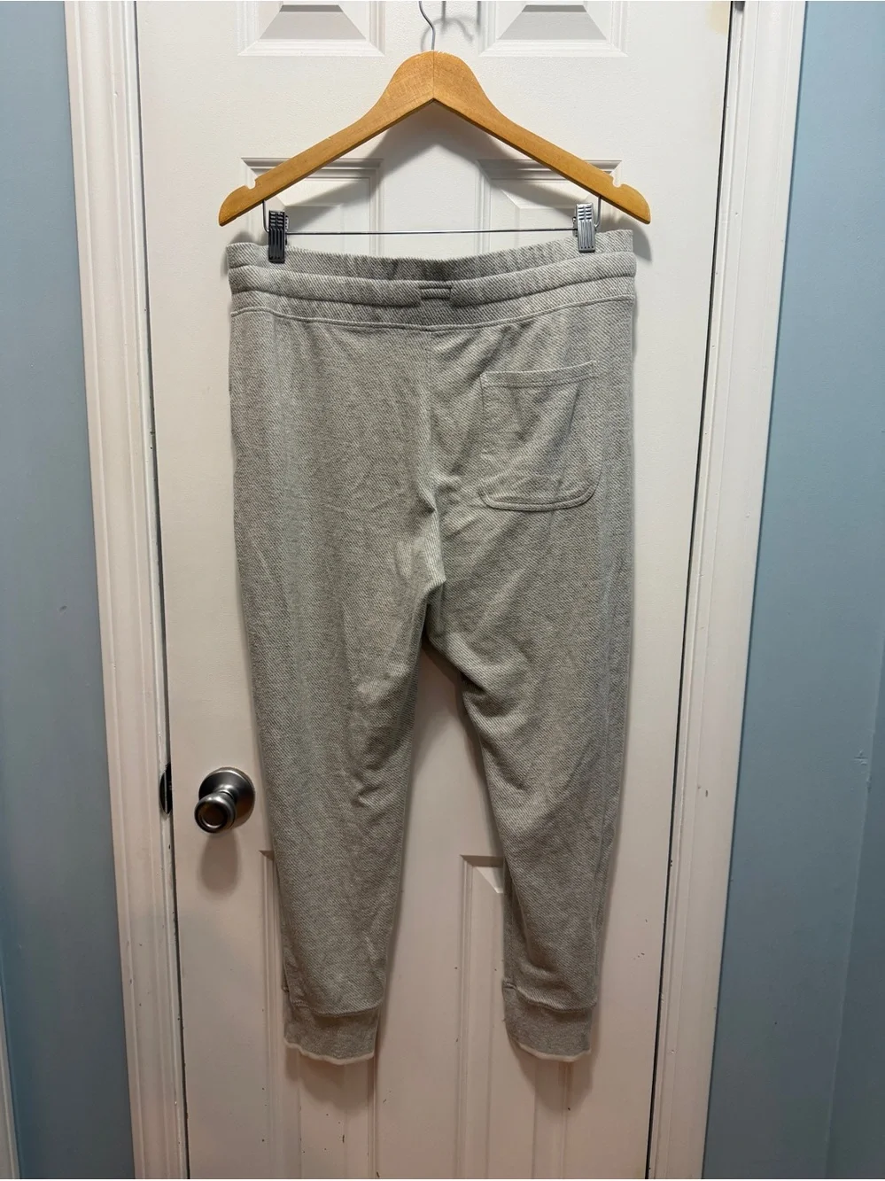 Faherty Grey Drawstring Jogger Pants Ultra Soft Size Large